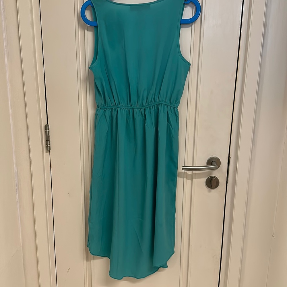NWOT Topshop Petite Asymmetrical , sleeveless ,elasticated waist dress! UK 12 - Picture 9 of 11